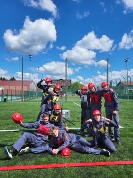 Na izbirnem tekmovanji za mladinsko gasilsko olimpijado 2024 uspešna ekipa mladincev PGD Zg. Tuhinj (3)